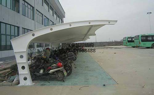 駐馬店富興電子科技園膜結(jié)構車棚