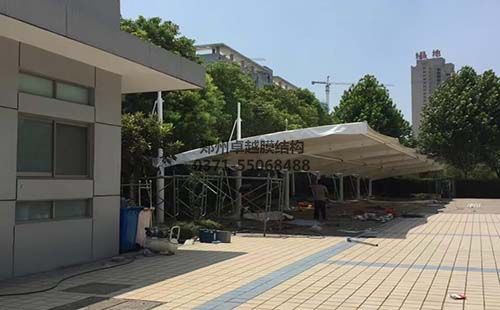 駐馬店中盛立方城膜結(jié)構車棚