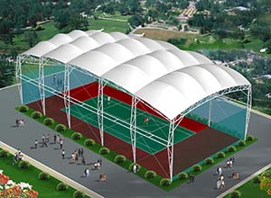 網球場膜結構頂棚/雨棚/遮陽棚有什么優(yōu)點？