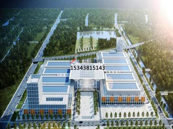 山東青島會(huì)展中心膜結(jié)構(gòu)頂棚