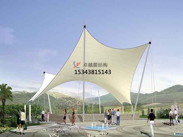 泰州景觀<font color='red'>張拉膜結(jié)構(gòu)</font>遮陽棚【生產(chǎn)廠家】