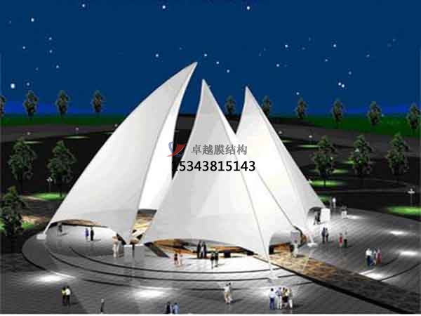 廣元<font color='red'>張拉膜結(jié)構(gòu)</font>景觀設計施工【案例圖片】