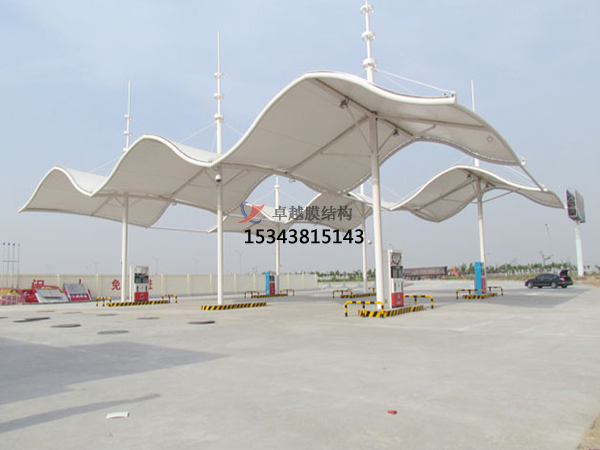 天津膜結(jié)構收費站【施工案例】