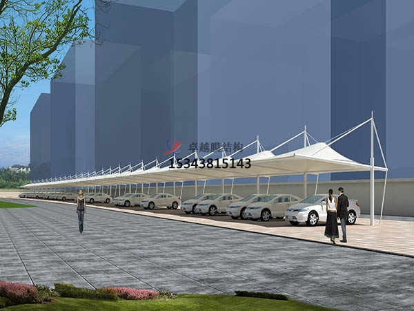 寧武膜結構停車棚【生產(chǎn)銷售】遮陽棚雨棚