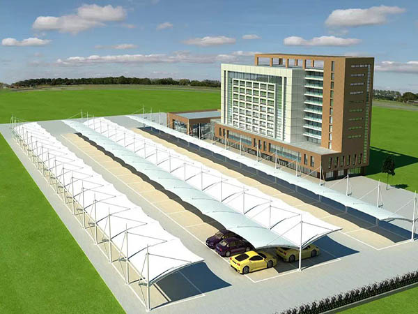 魏縣膜結(jié)構(gòu)停車(chē)棚【充電站雨棚】