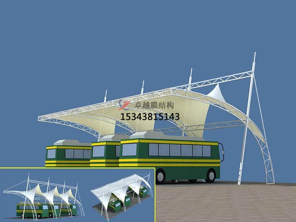懷安膜結(jié)構(gòu)停車棚【充電站雨棚】設計安裝