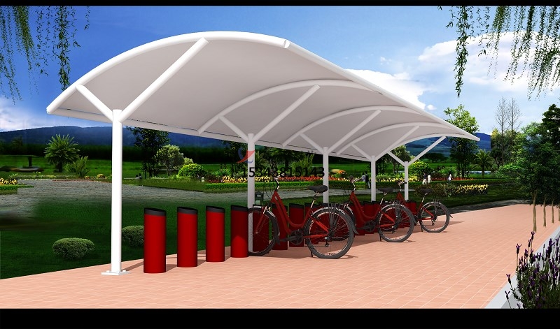 重慶膜結構車棚效果圖【效果分享】