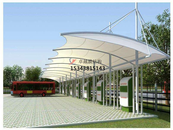 濟(jì)南充電站雨棚施工