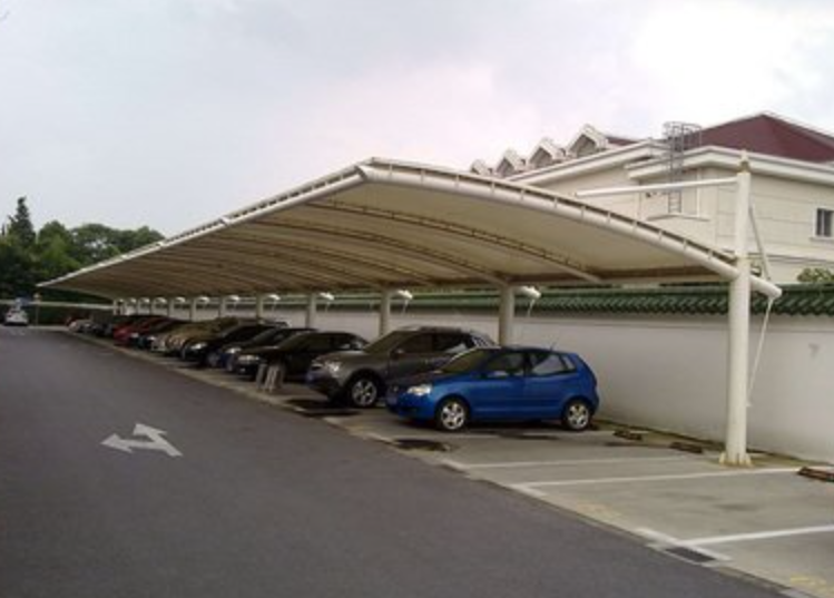 膜結(jié)構(gòu)車棚是否是精品？看清楚了，再掏錢購買哦。