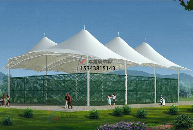  足球場膜結(jié)構(gòu)雨棚破損如何修復(fù)？