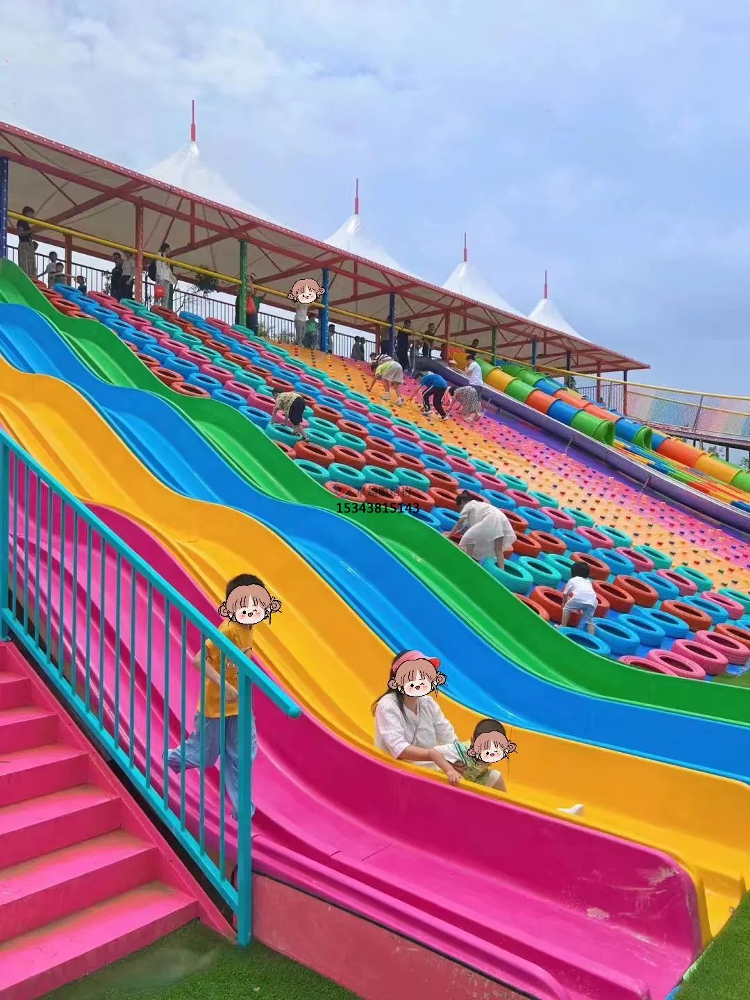 長治滑世界橘紅色<font color='red'>張拉膜結構</font>生產