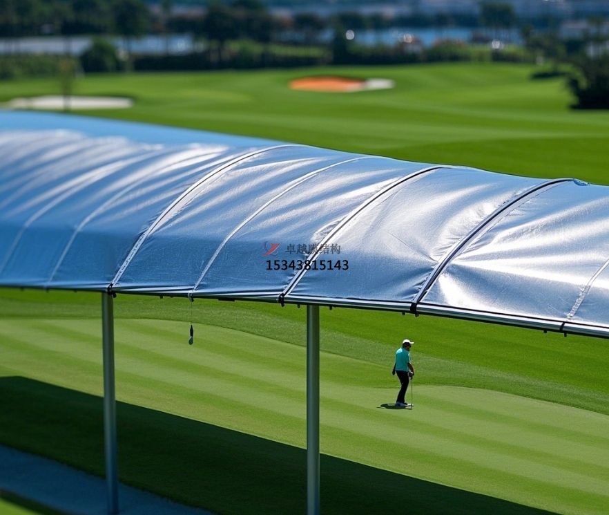 福州膜結(jié)構(gòu)公司【高爾夫發(fā)球臺罩棚】福州膜結(jié)構(gòu)廠家