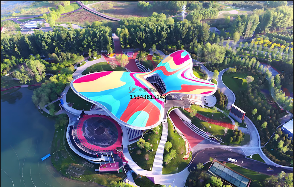 ETFE膜材做成的大蝴蝶到底有多炫？