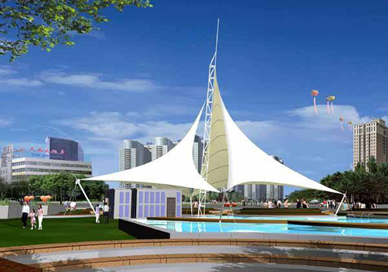 三門峽地下入口膜結構/膜結構頂棚/地下出入口膜結構罩棚【質量保證】