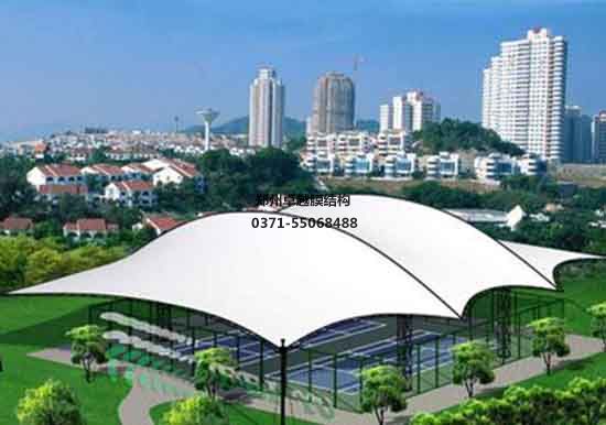 新密市<font color='red'>張拉膜結(jié)構(gòu)</font>設(shè)計施工案例