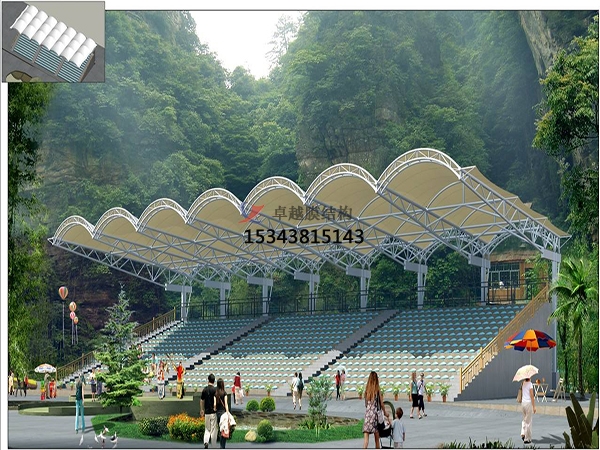 江蘇膜結(jié)構公司【學校操場看臺罩棚】江蘇膜結(jié)構廠家